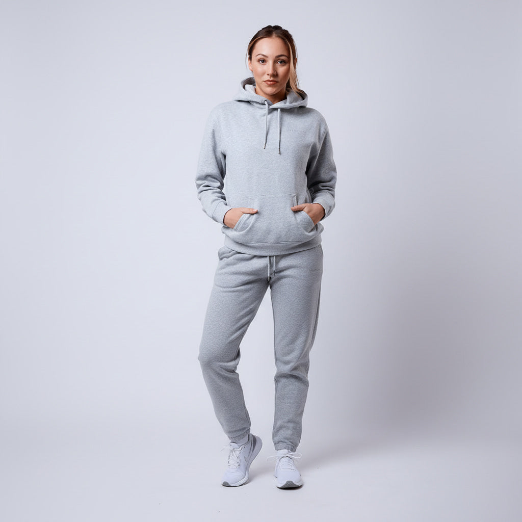 Sweat set Grey melange Wmn
