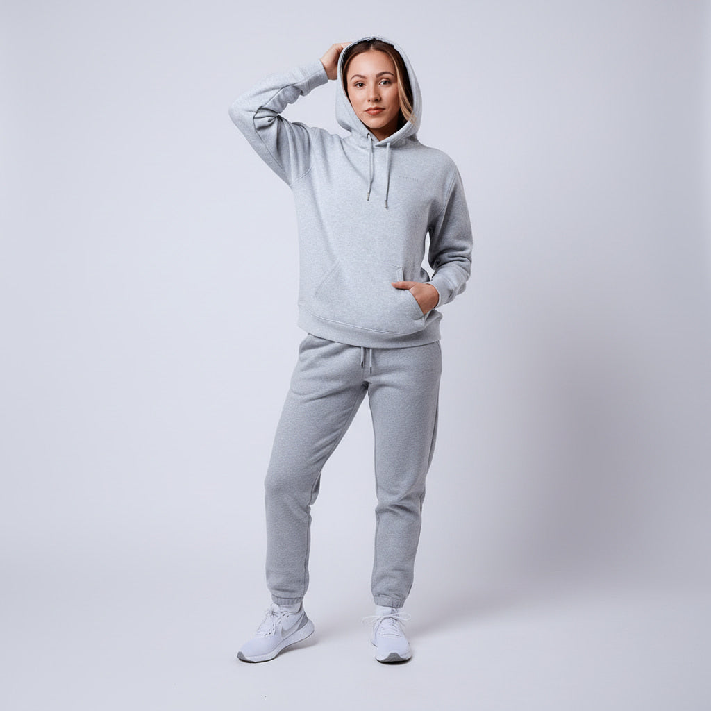 Sweat set Grey melange Wmn