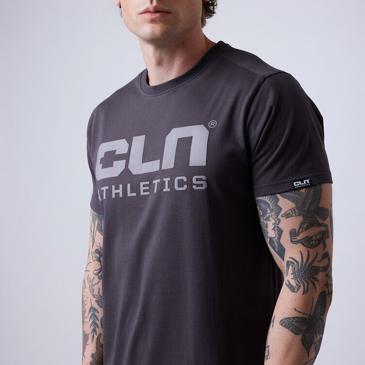 CLN Athletics T-shirt träning Grå Herr Promo t-shirt Dark grey