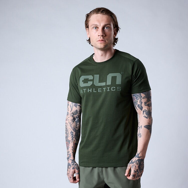 CLN Athletics T-shirt träning Grön Herr Promo t-shirt Kombu green