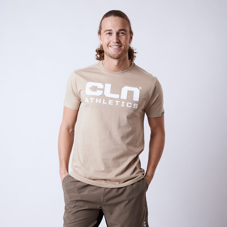 CLN Athletics T-shirt träning Beige Herr Promo t-shirt Beige