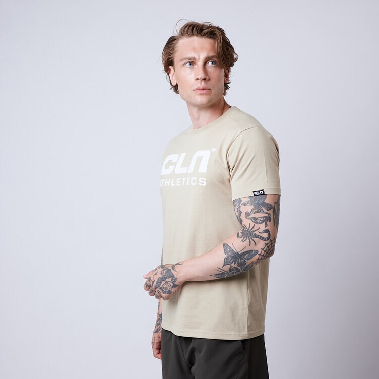 CLN Athletics T-shirt träning Beige Herr Promo t-shirt Light khaki