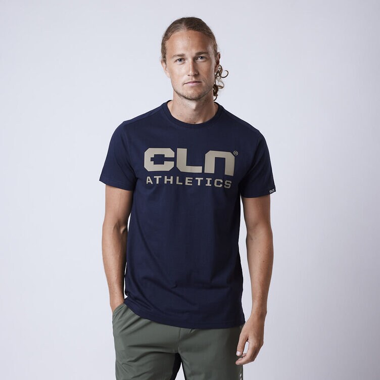 CLN Athletics T-shirt träning Blå Herr Promo t-shirt Night blue