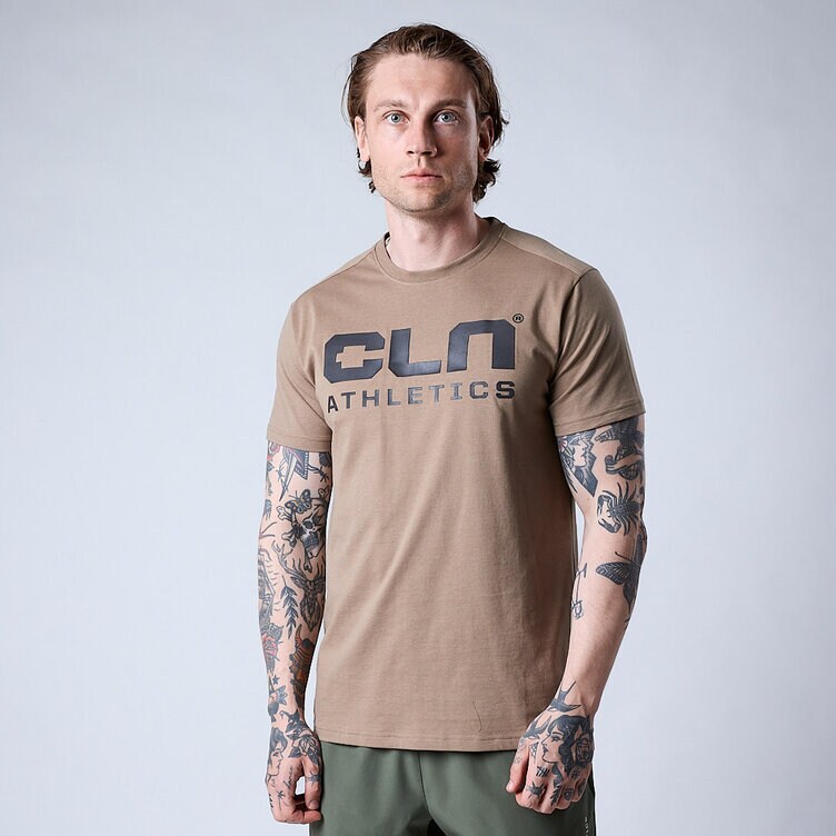 CLN Athletics T-shirt träning Brun Herr Promo t-shirt Dark khaki
