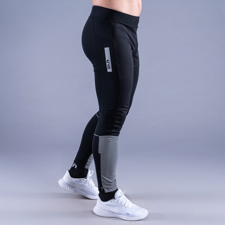 CLN Athletics Löpartights Svart Herr Thunder tights Black
