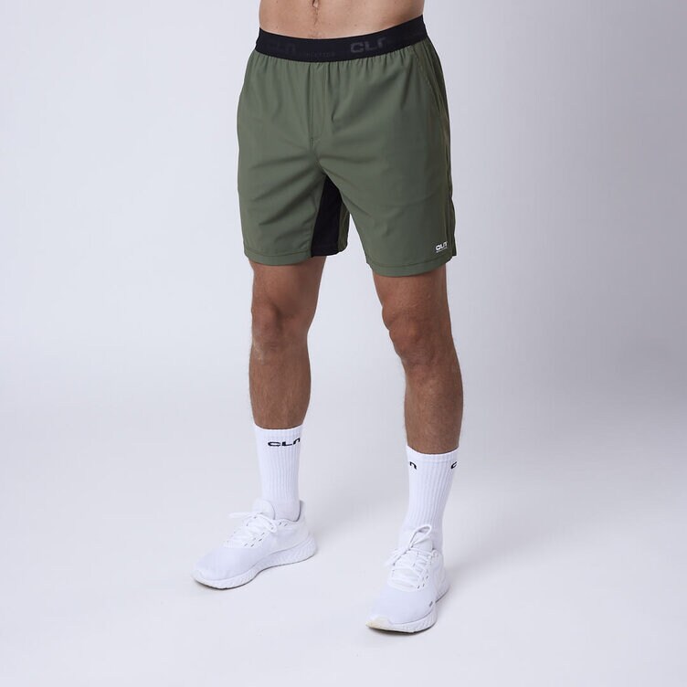 CLN Athletics Shorts träning Grön Herr PR Stretch shorts Moss green