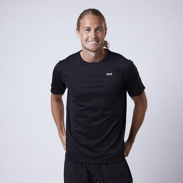 CLN Athletics T-shirt träning Svart Herr Force mesh t-shirt Black