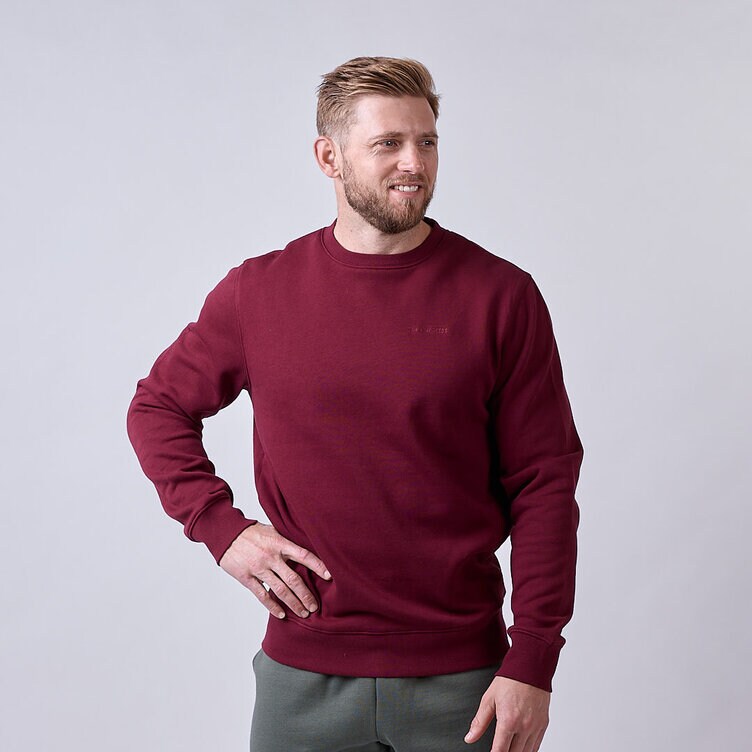 CLN Athletics Sweatshirt Burgundy Herr Core sweatshirt Men Dark red