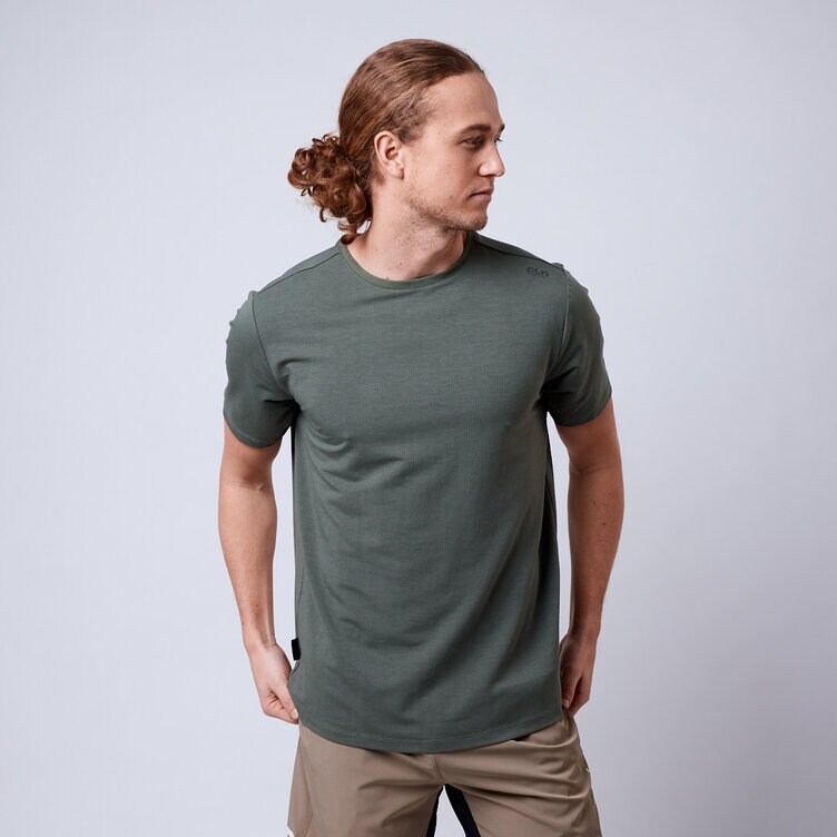 CLN Athletics T-shirt träning Grön Herr Vent t-shirt Moss green