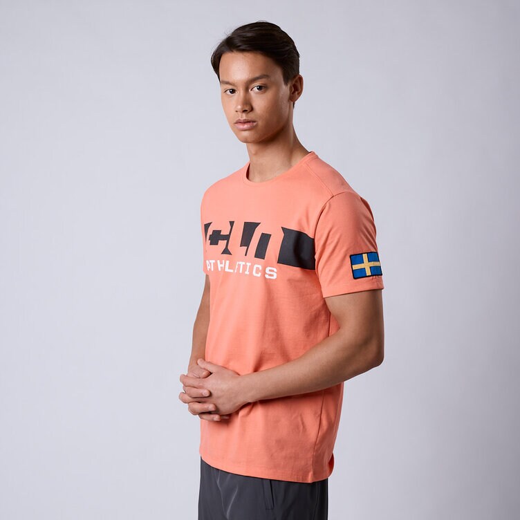 CLN Athletics Tränings t-shirt Rosa Herr Haze t-shirt Coral peach