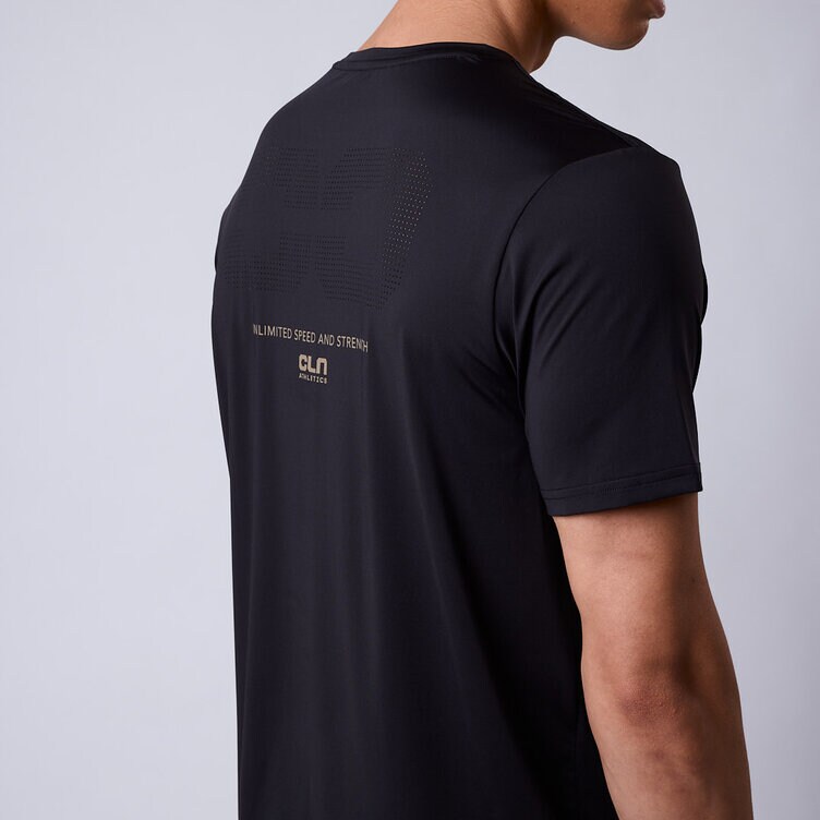 CLN Athletics Tränings t-shirt Svart Herr Vapour t-shirt Black