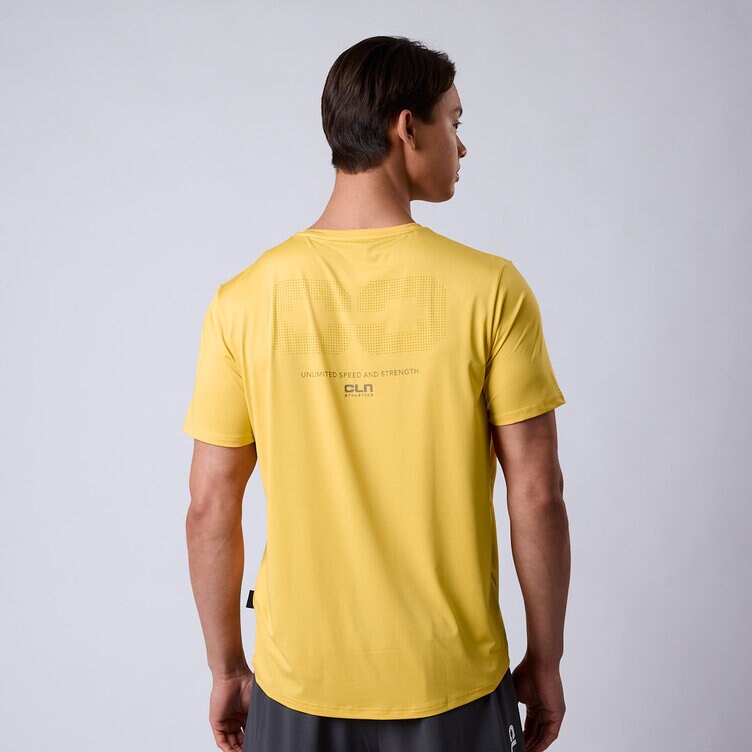 CLN Athletics Tränings t-shirt Gul Herr Vapour t-shirt Golden Yellow