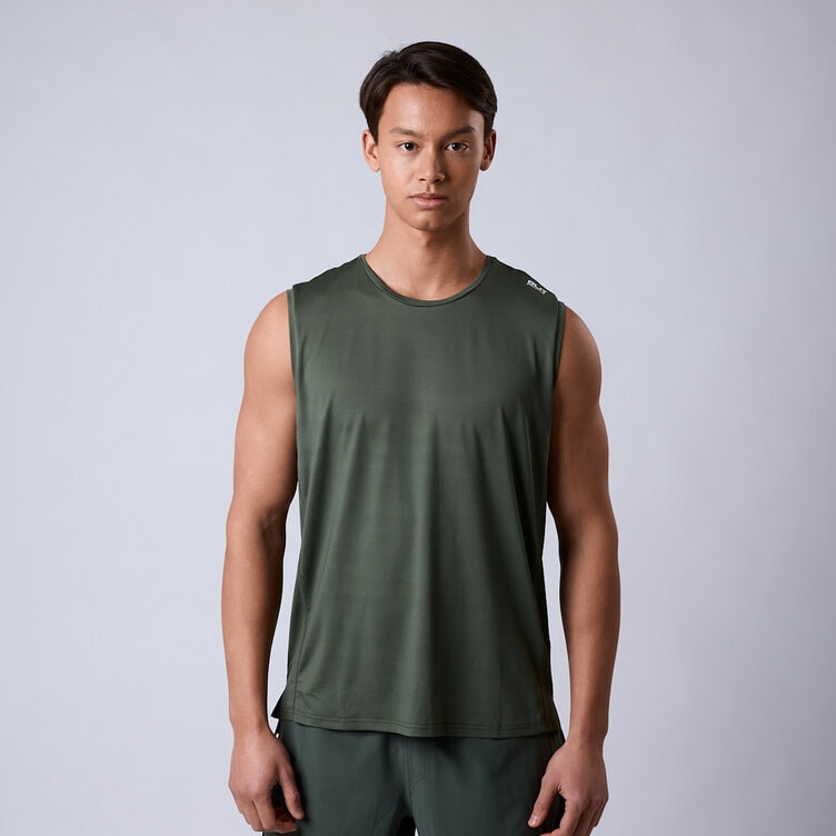 CLN Athletics Träningslinne Grön Herr Pace mesh sleeveless Moss green