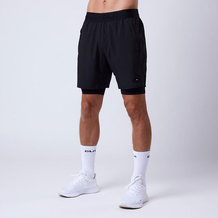 CLN Athletics 2-in-1 shorts träning Svart Herr Rep 2 in 1 shorts Black