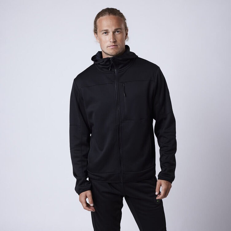 CLN Athletics Hoodie med dragkedja Svart Herr Speed hoodie Black