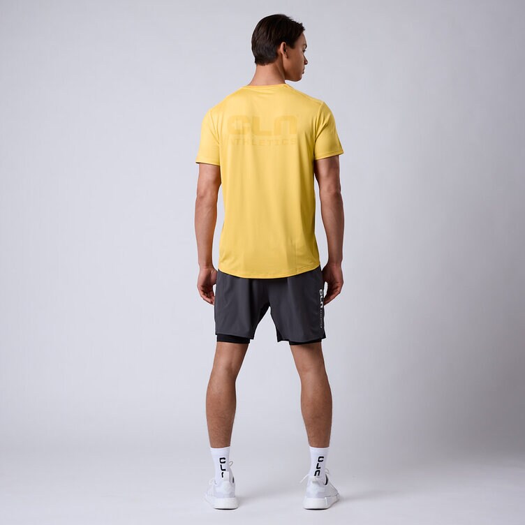CLN Athletics Tränings t-shirt Gul Herr Link t-shirt Golden yellow