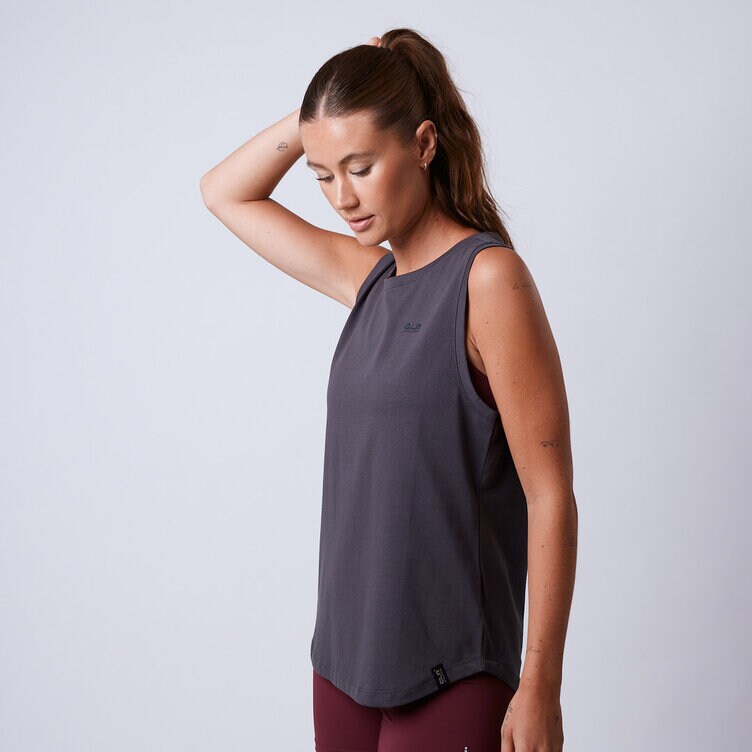 CLN Athletics Träningslinne Grå Dam Push tank Dark grey