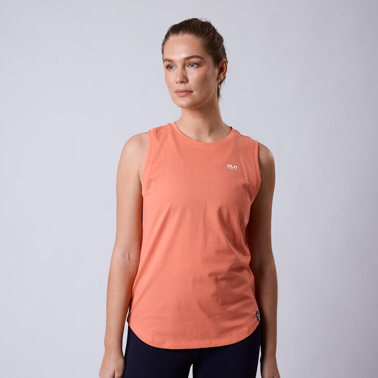 CLN Athletics Träningslinne Rosa Dam Push tank Coral peach