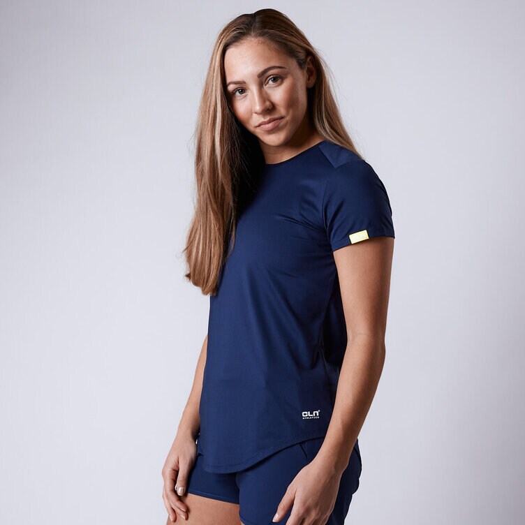 CLN Athletics T-shirt träning Blå Dam Lucy t-shirt Dark blue