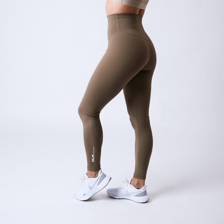 CLN Athletics Träningstights Brun Dam Fuse tights Stone