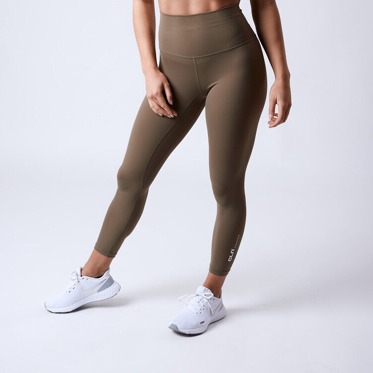 CLN Athletics Träningstights Brun Dam Fuse 7/8 tights Stone