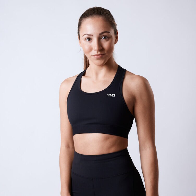 CLN Athletics Sport BH Svart Dam Inhale sport bra Black