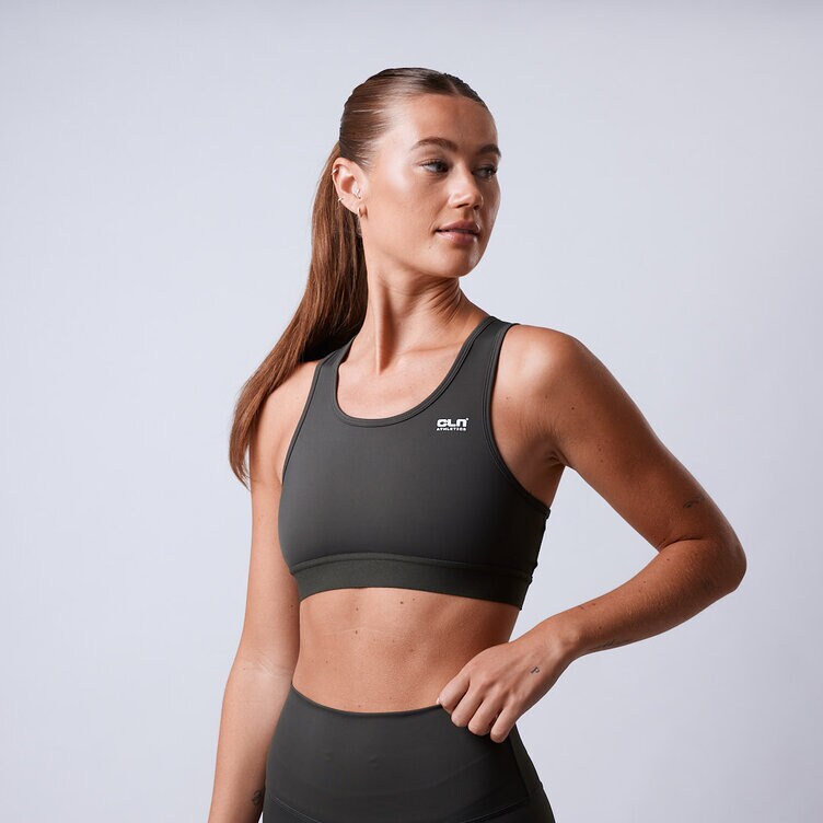 CLN Athletics Sport BH Grön Dam Inhale sport bra Peat