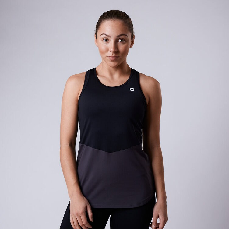 CLN Athletics Linne träning Grå Dam Switch tank Charcoal