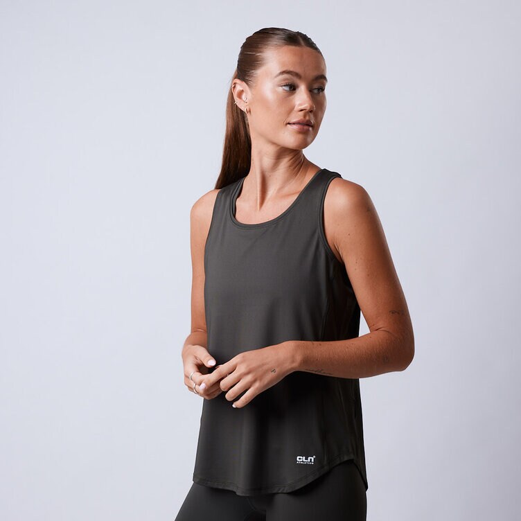 CLN Athletics Träningslinne Grön Dam Leya tank Peat