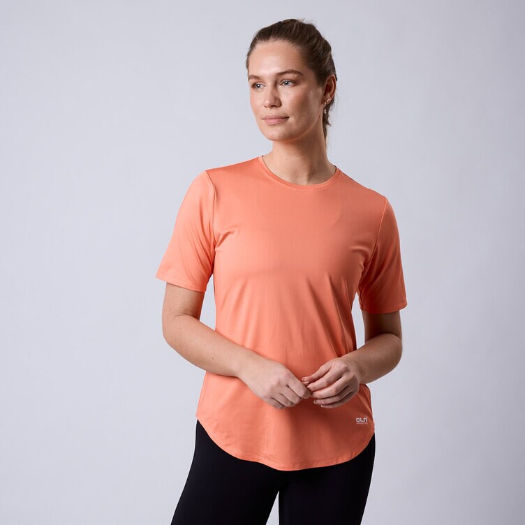 CLN Athletics T-shirt träning Rosa Dam Gwen t-shirt Coral peach