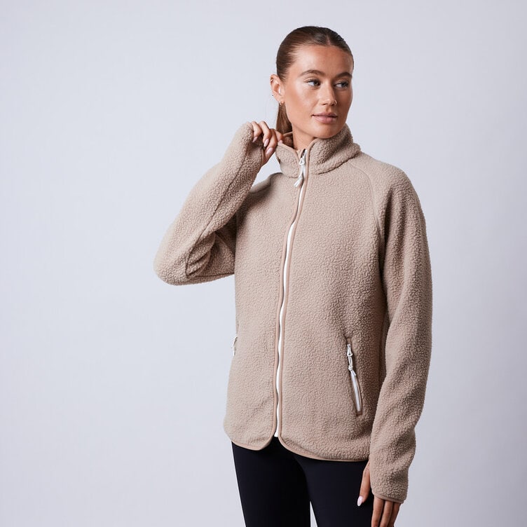 CLN Athletics Fleecejacka Beige Dam Line fleece jacket Beige