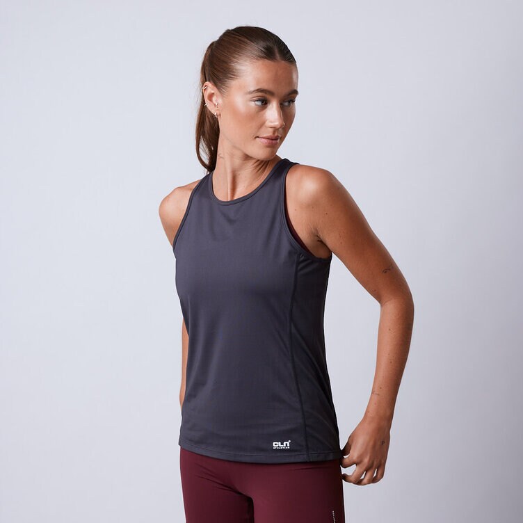 CLN Athletics Linne träning Grå Dam Impact tank Dark grey