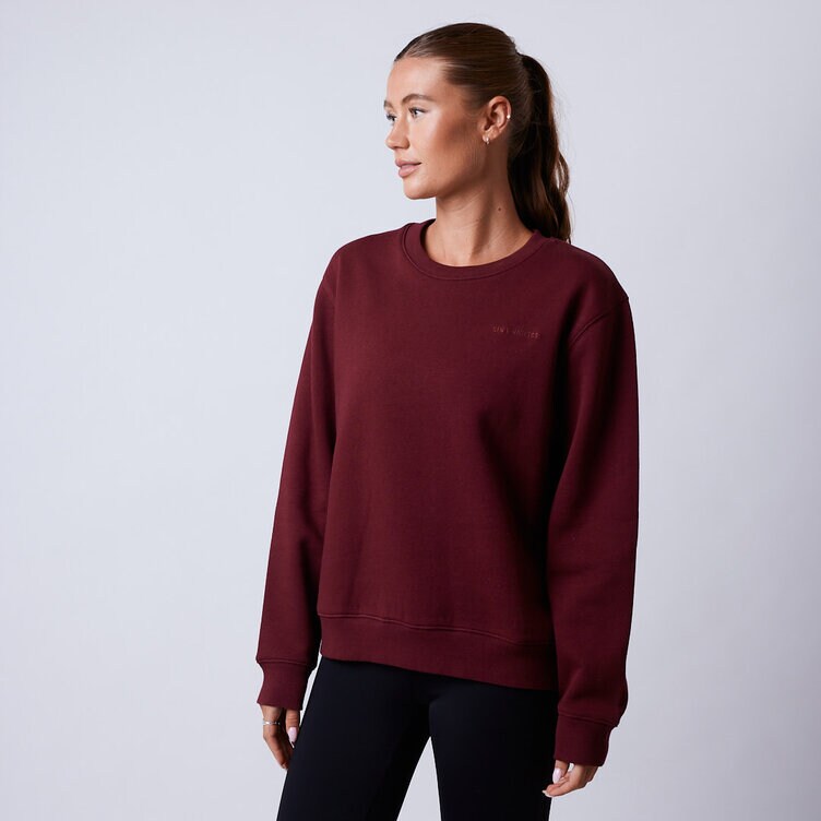 CLN Athletics Sweatshirt Burgundy Dam Core sweatshirt Wmn Dark red