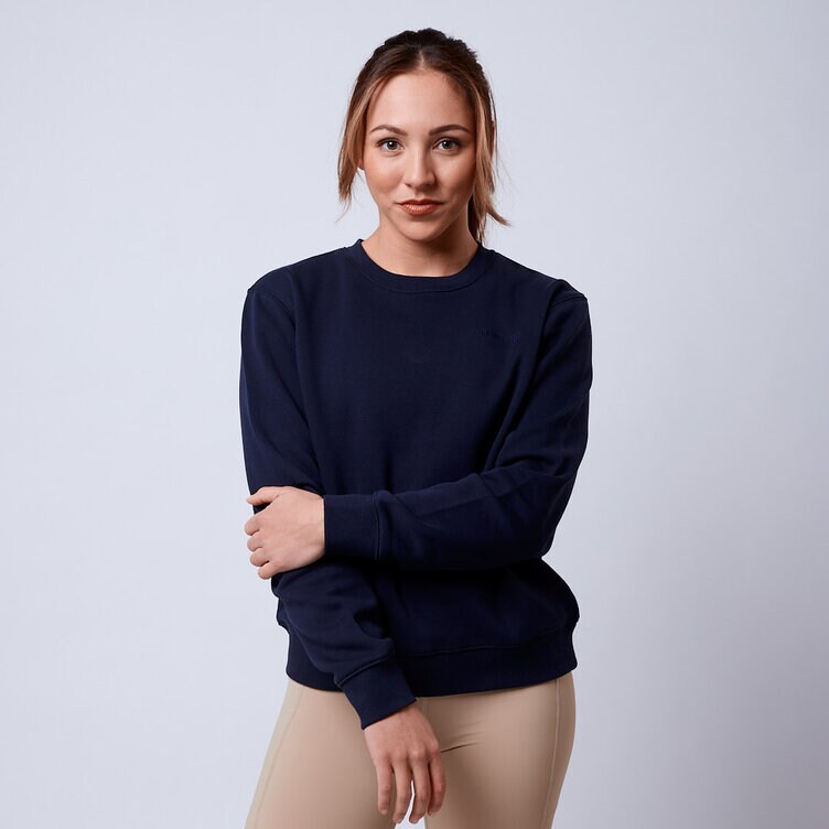CLN Athletics Sweatshirt Blå Dam Core sweatshirt Wmn Navy