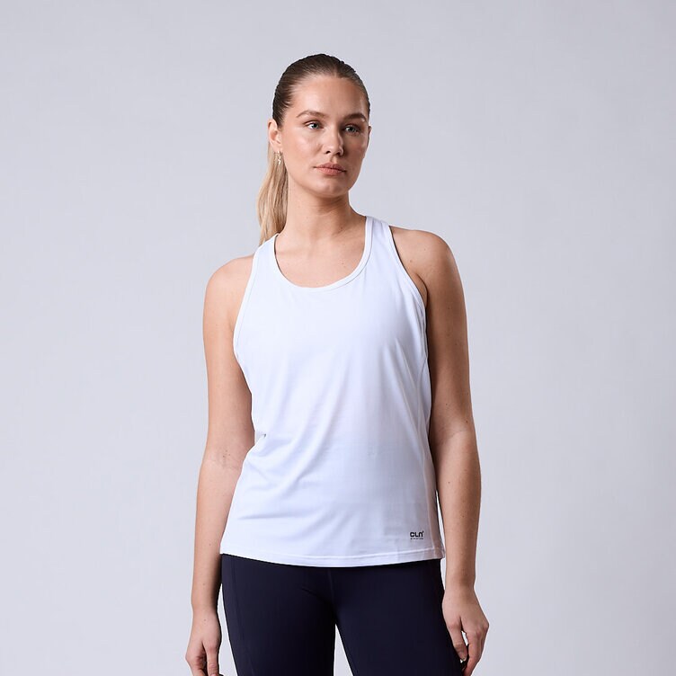 CLN Athletics Träningslinne Vit Dam Aero mesh tank White