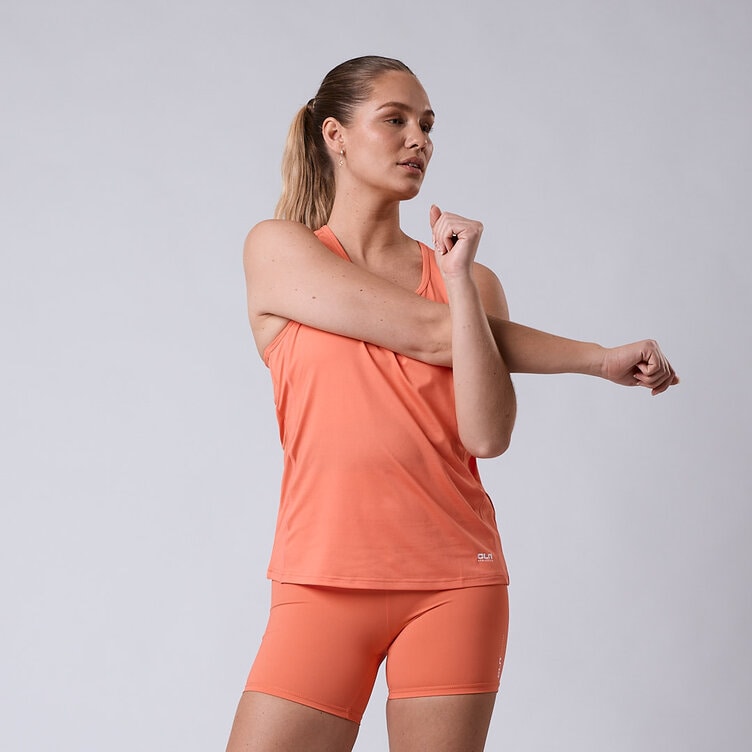 CLN Athletics Träningslinne Rosa Dam Aero mesh tank Coral peach