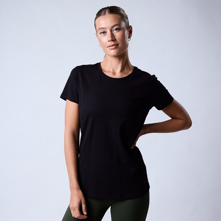 CLN Athletics T-shirt träning Svart Dam Bamboo t-shirt wmn Black
