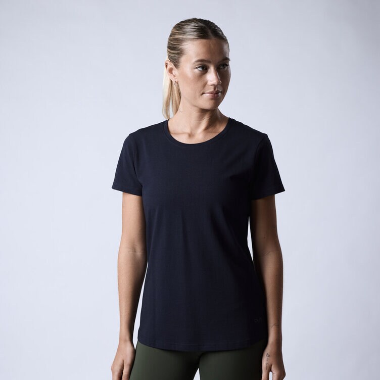 CLN Athletics T-shirt träning Blå Dam Bamboo t-shirt wmn Navy