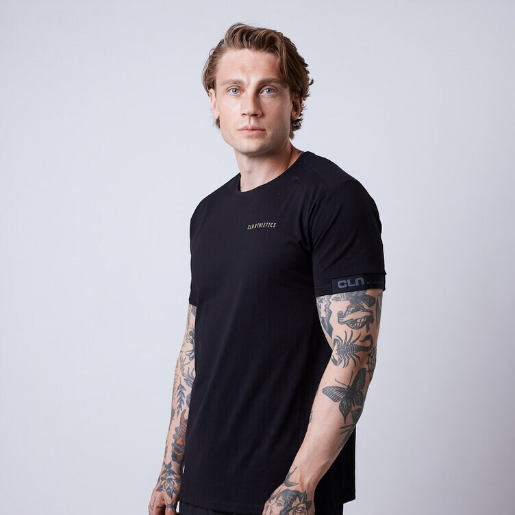 CLN Athletics T-shirt träning Svart Herr Wolf t-shirt Black
