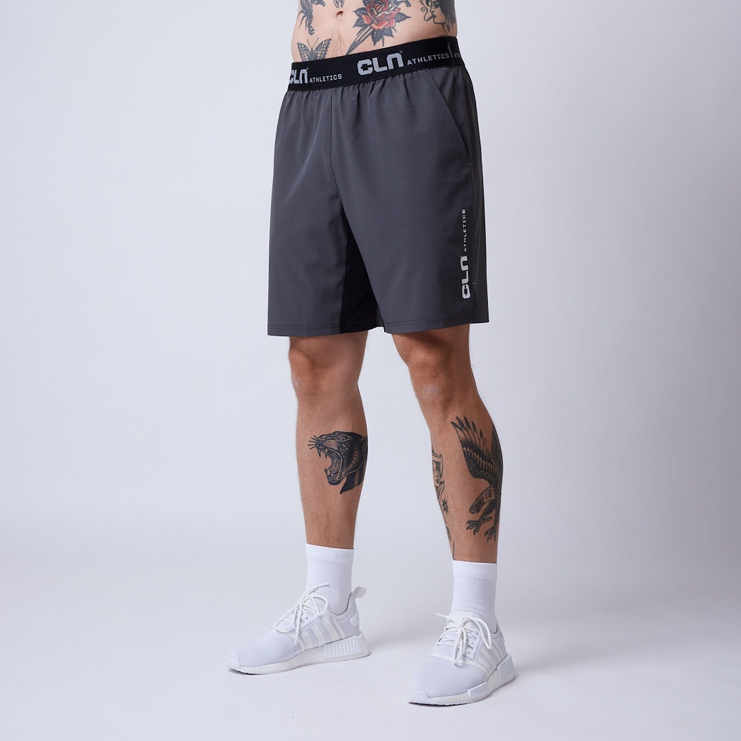 Dino stretch shorts Dark grey