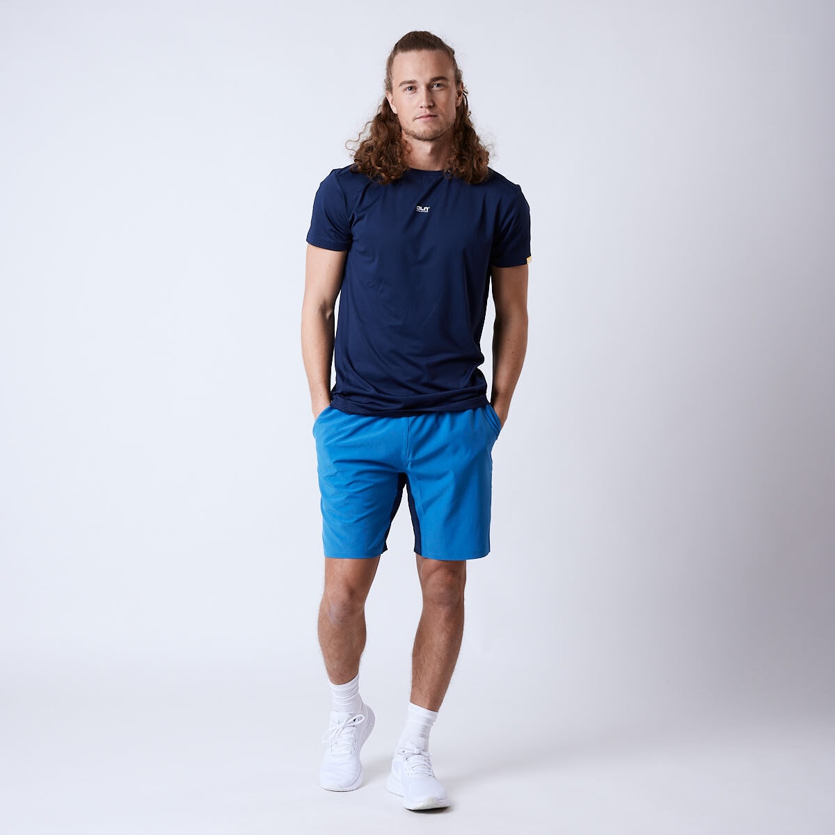 Dino stretch shorts Blue