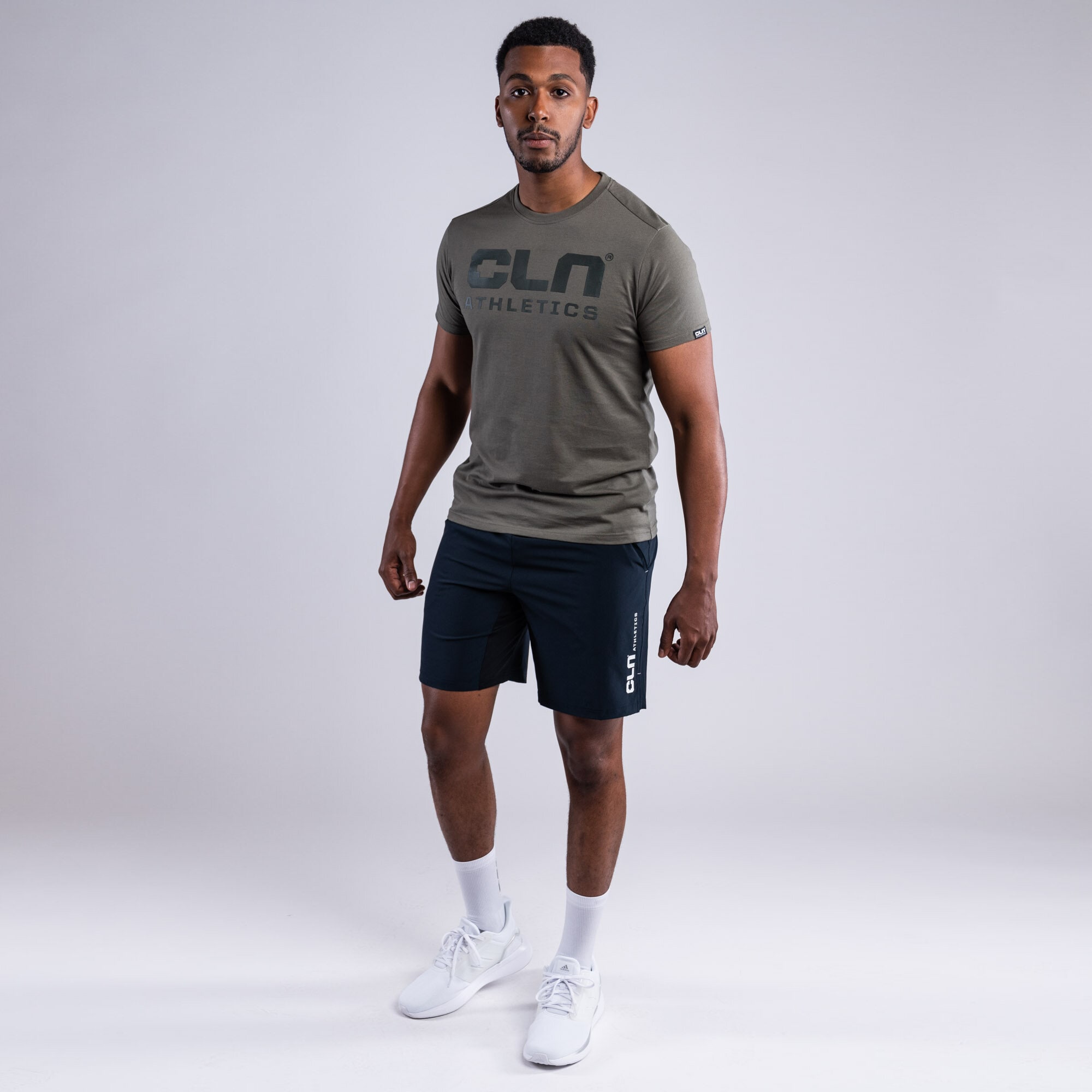 Dino stretch shorts Midnight blue