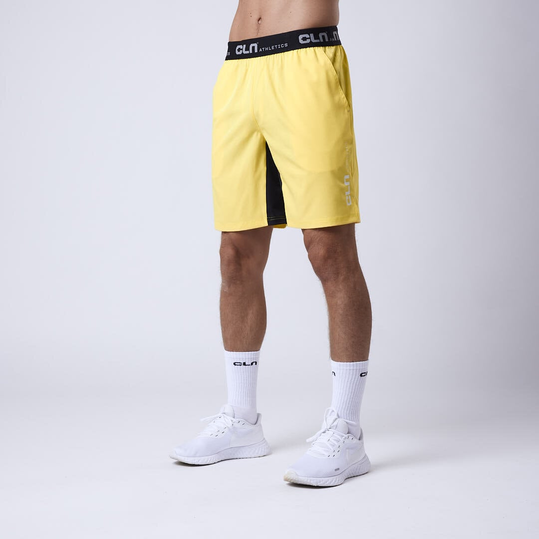 Dino stretch shorts Yellow