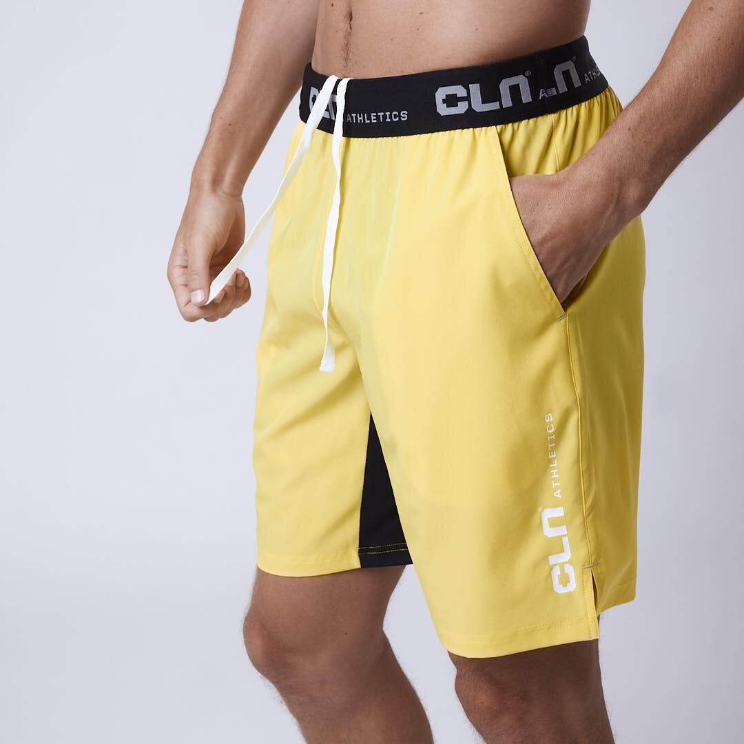 Dino stretch shorts Yellow