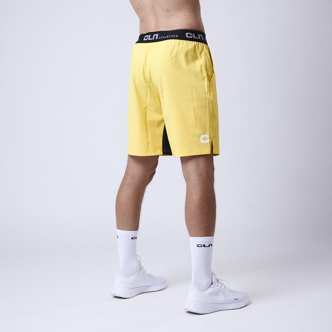 Dino stretch shorts Yellow