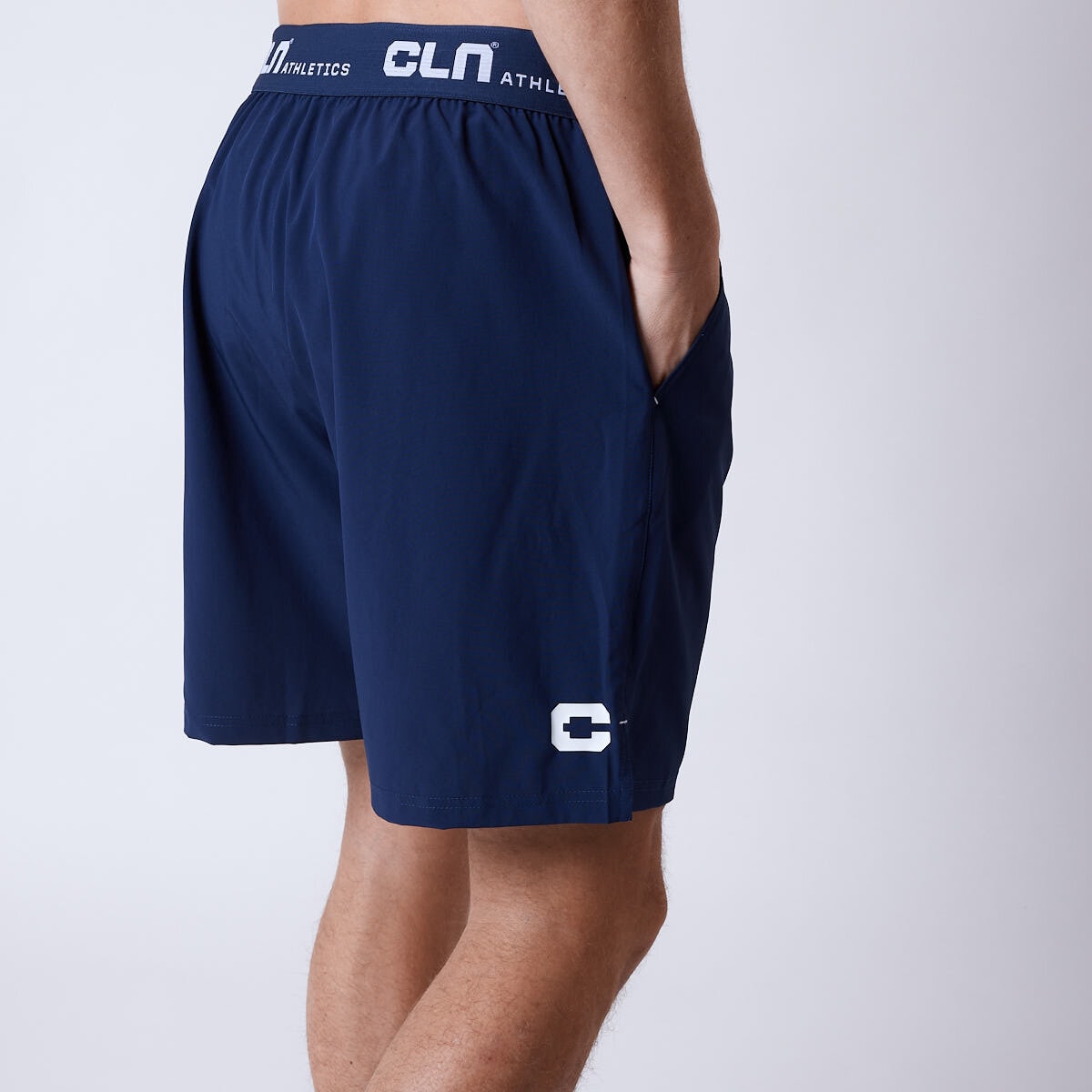 Dino stretch shorts Dark blue