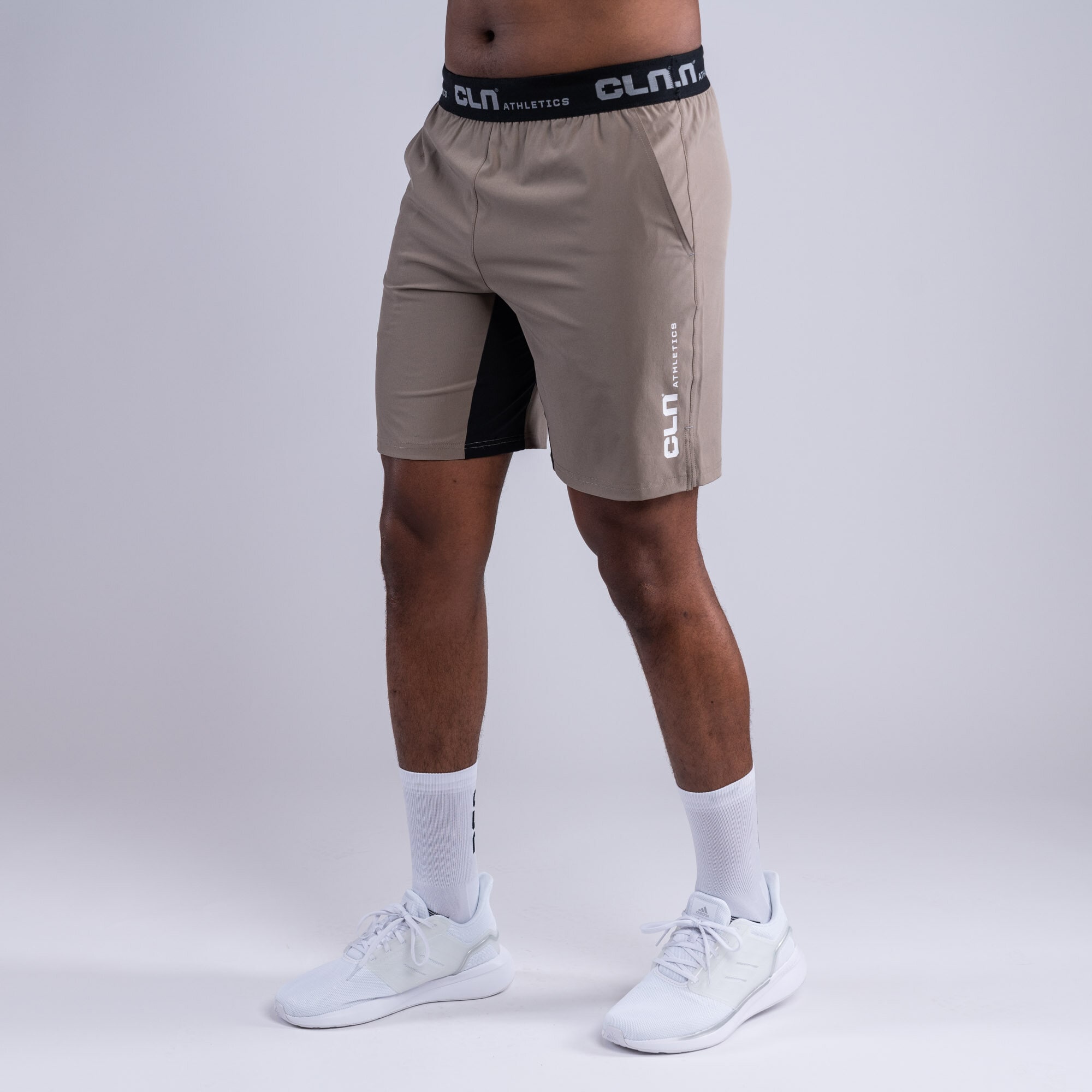 Dino stretch shorts Dark khaki