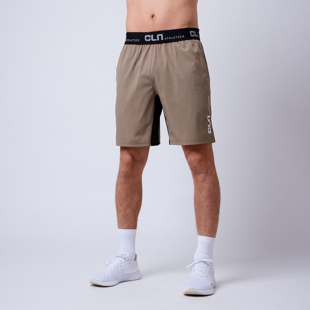 Dino stretch shorts Dark khaki