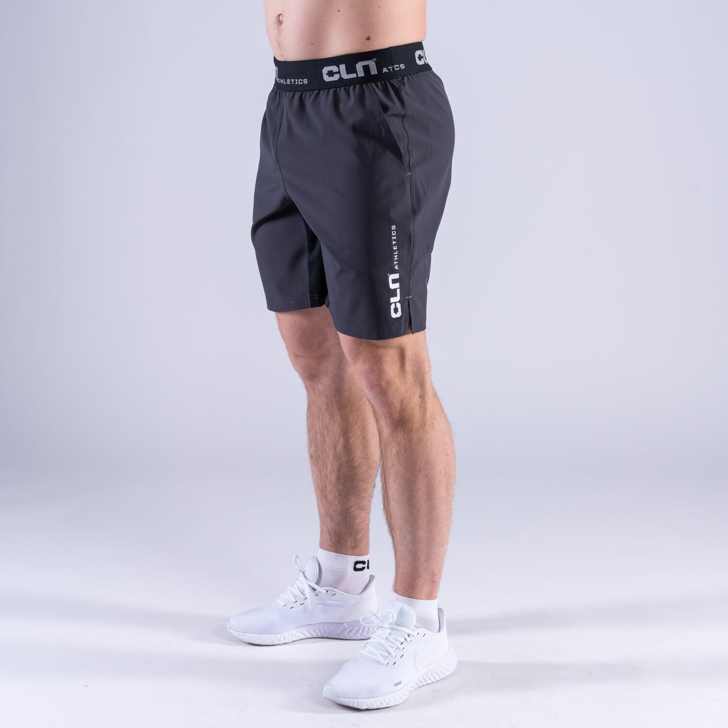 Dino stretch shorts Charcoal