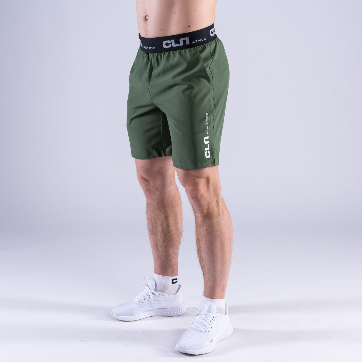 Dino stretch shorts Leaf